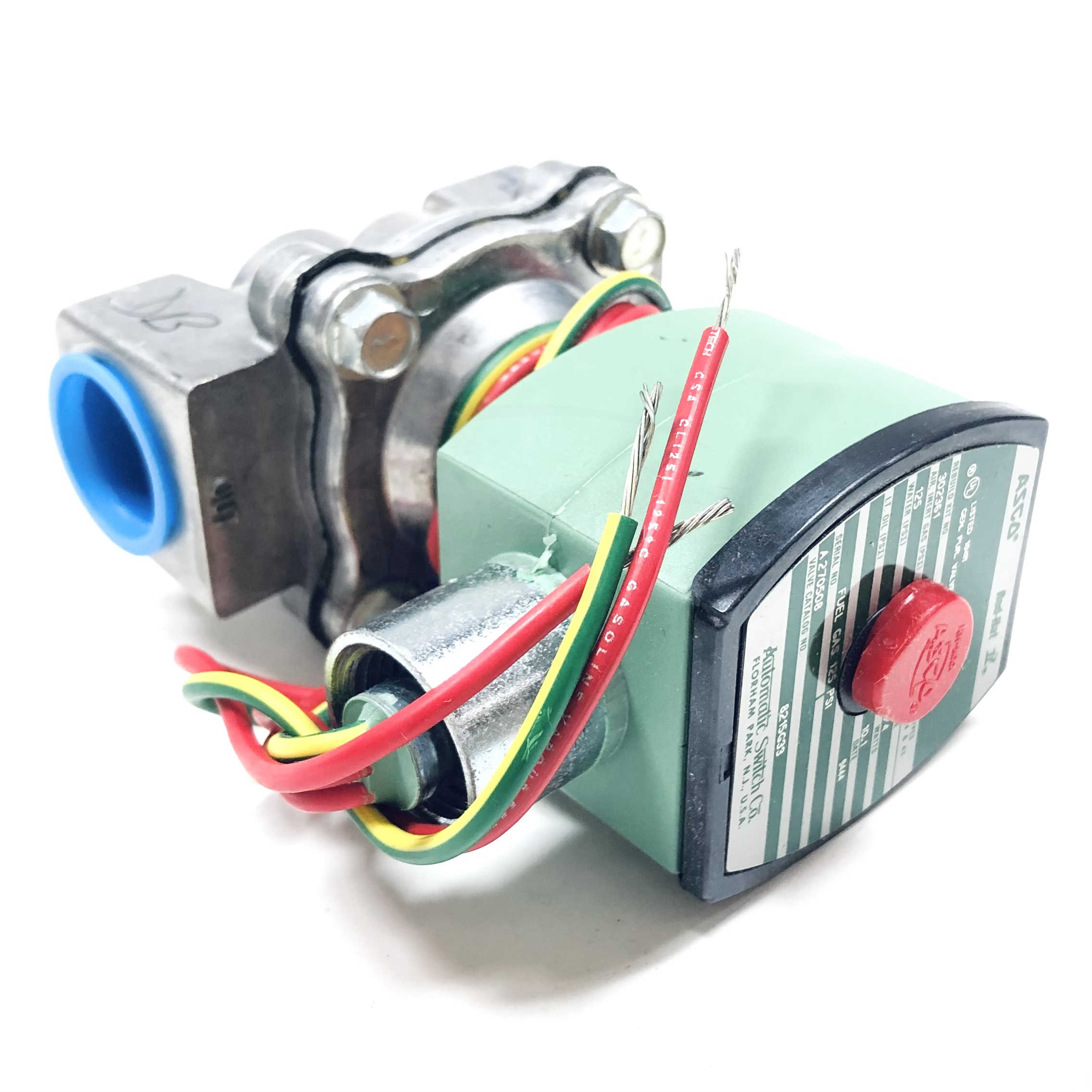 8215G33 Asco Red-Hat Solenoid Air Valve, 3/4" 10.1 Watts, 120VAC, 50/60Hz
