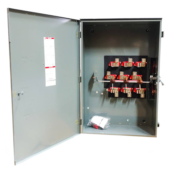 82355R Square D Double Throw Safety Switch, 400 Amps, 240VAC, 3 Poles