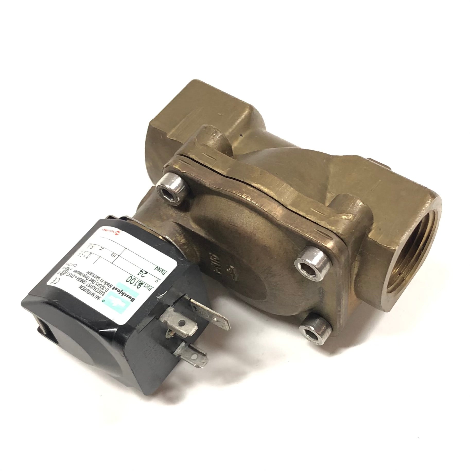 8240700.9100 Bushjost Solenoid Valve, 24 Volt