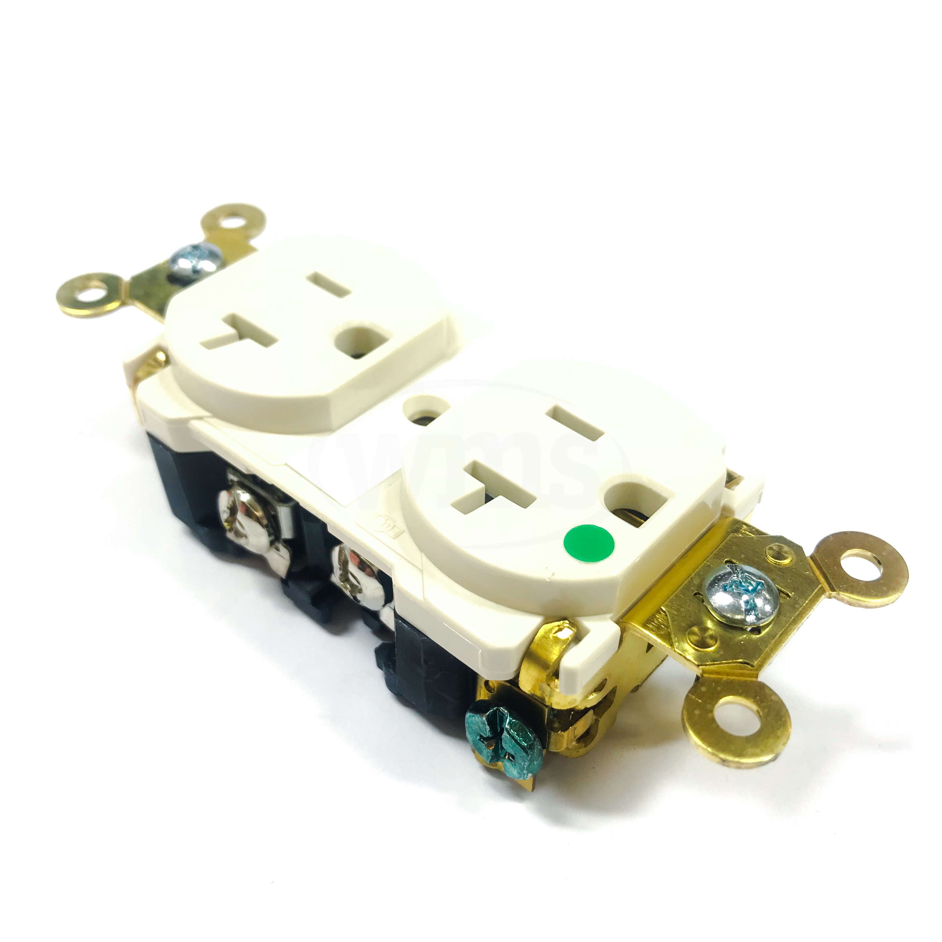 8300-LA Pass & Seymour Duplex Receptacle Light Almond