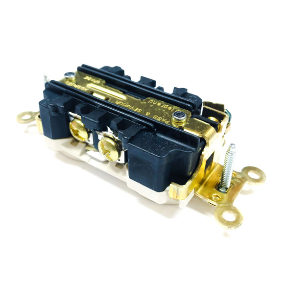 8300-LA Pass & Seymour Duplex Receptacle Light Almond