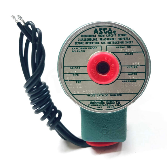 Asco Red Hat 8345B11 Solenoid Valve 120V 60Hz 12.7W