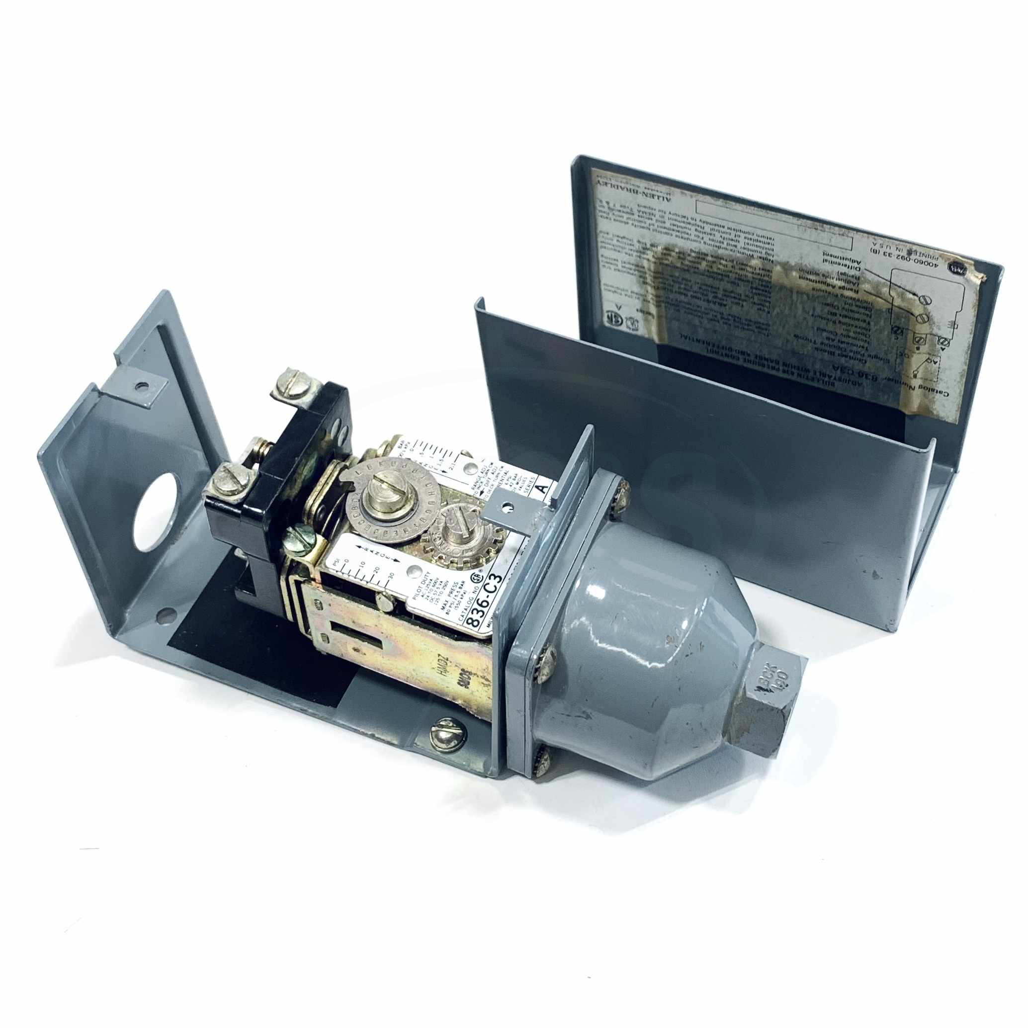836-C3A Allen-Bradley Pressure Control, Series A - 0