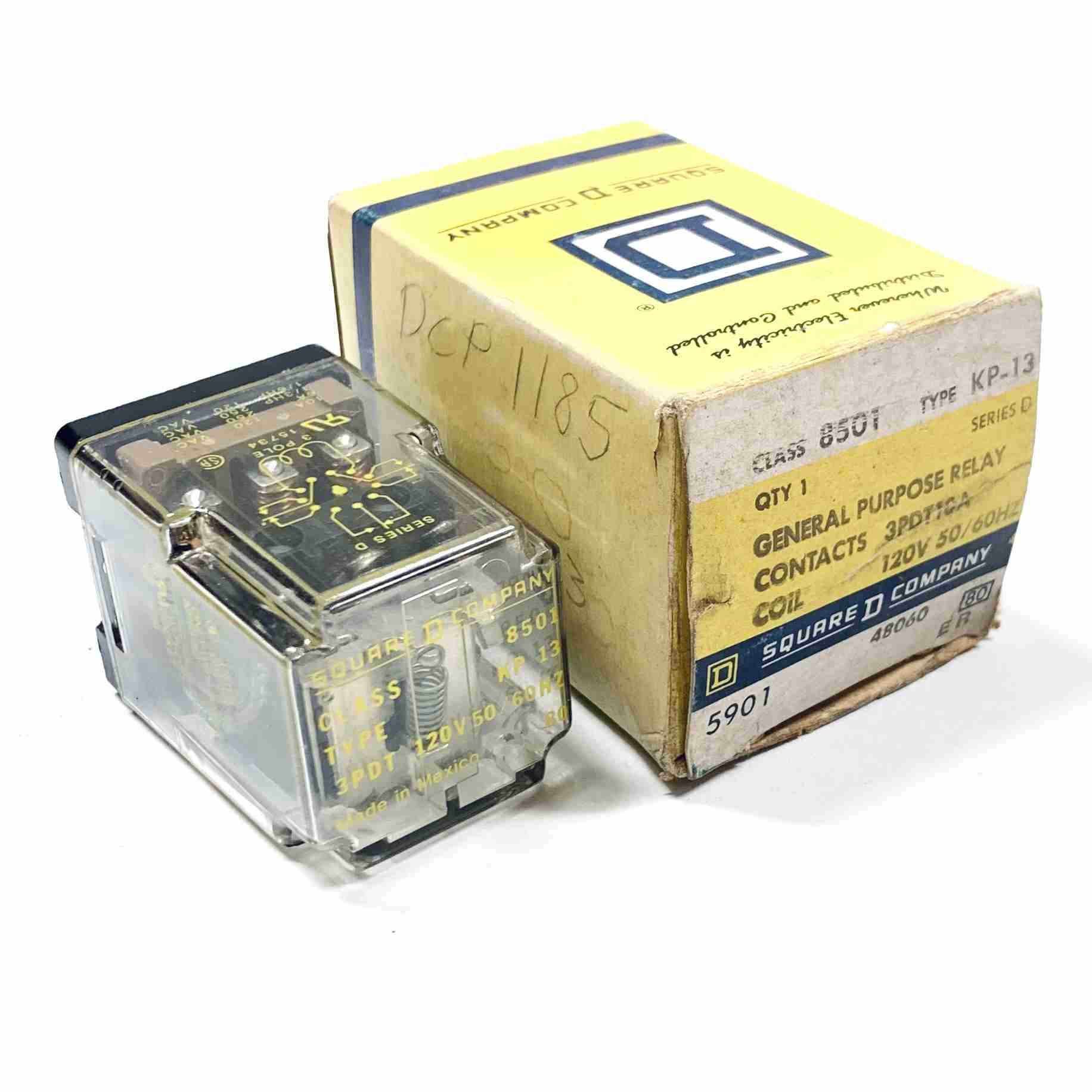 8501KP-13 Square D General Purpose Relay, Class 8501, 120V, 50/60Hz