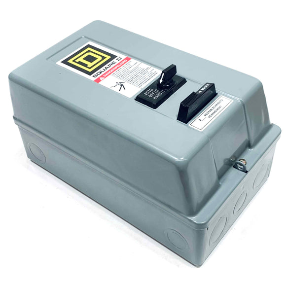 8536SBG1V02CS Square D AC Magnetic Starter, NEMA Size 0, Series A