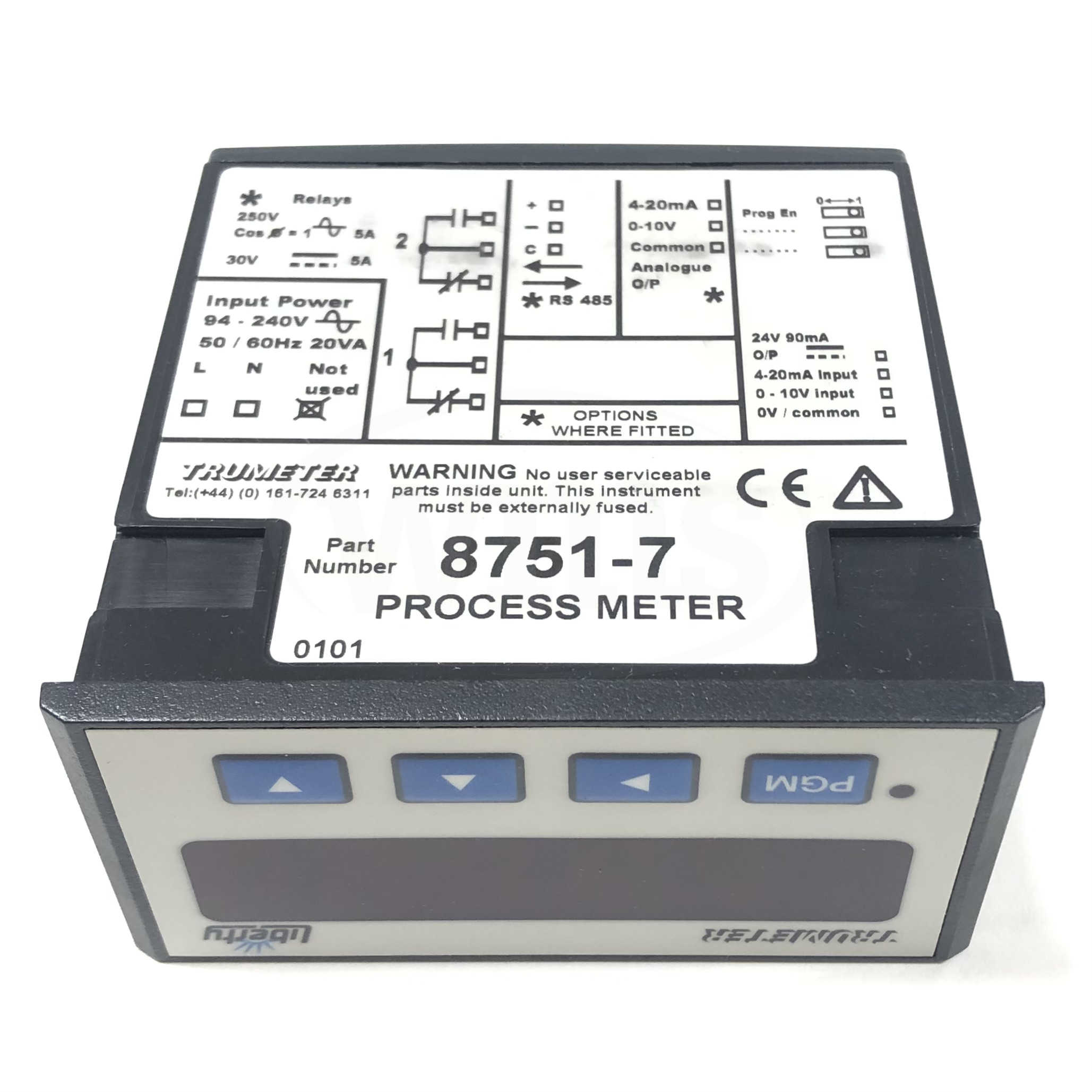 8751-7 Trumeter Process Meter - 0