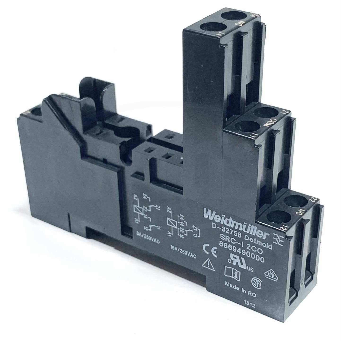 8869490000 Weidmuller Relay Socket 8 Position DIN Rail - 0