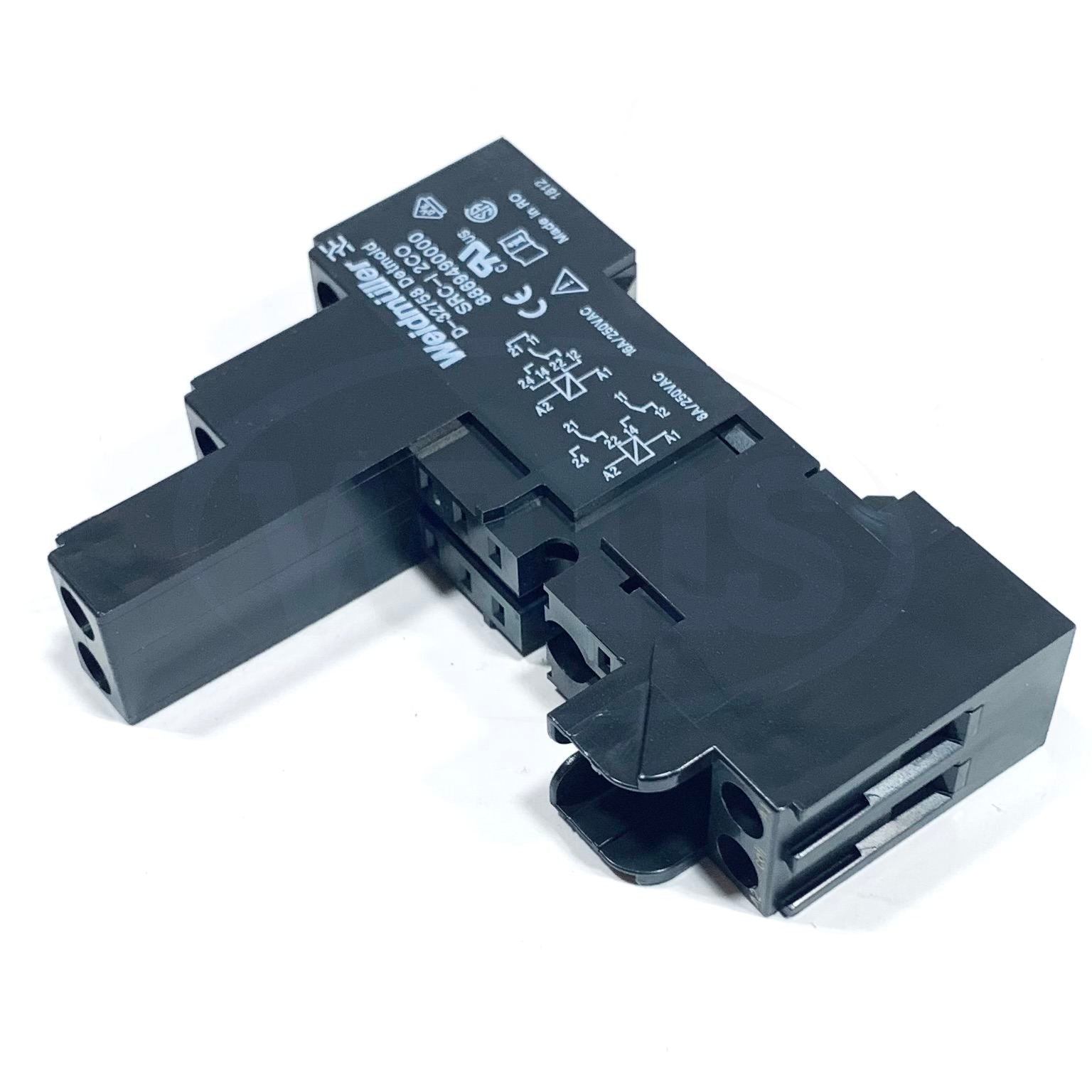 8869490000 Weidmuller Relay Socket 8 Position DIN Rail