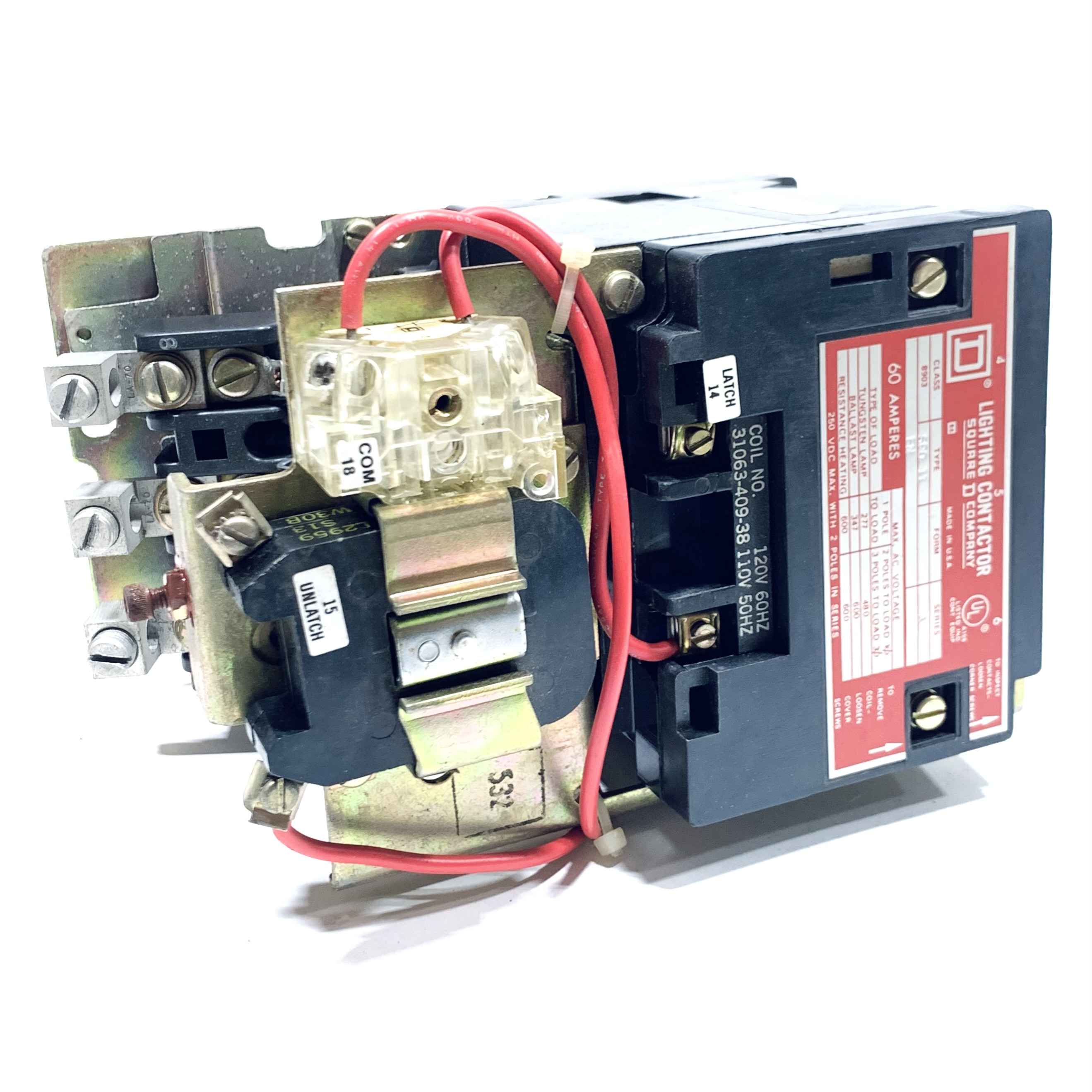 8903SPO11V02 Square D Lighting Contactor, 60Amperes