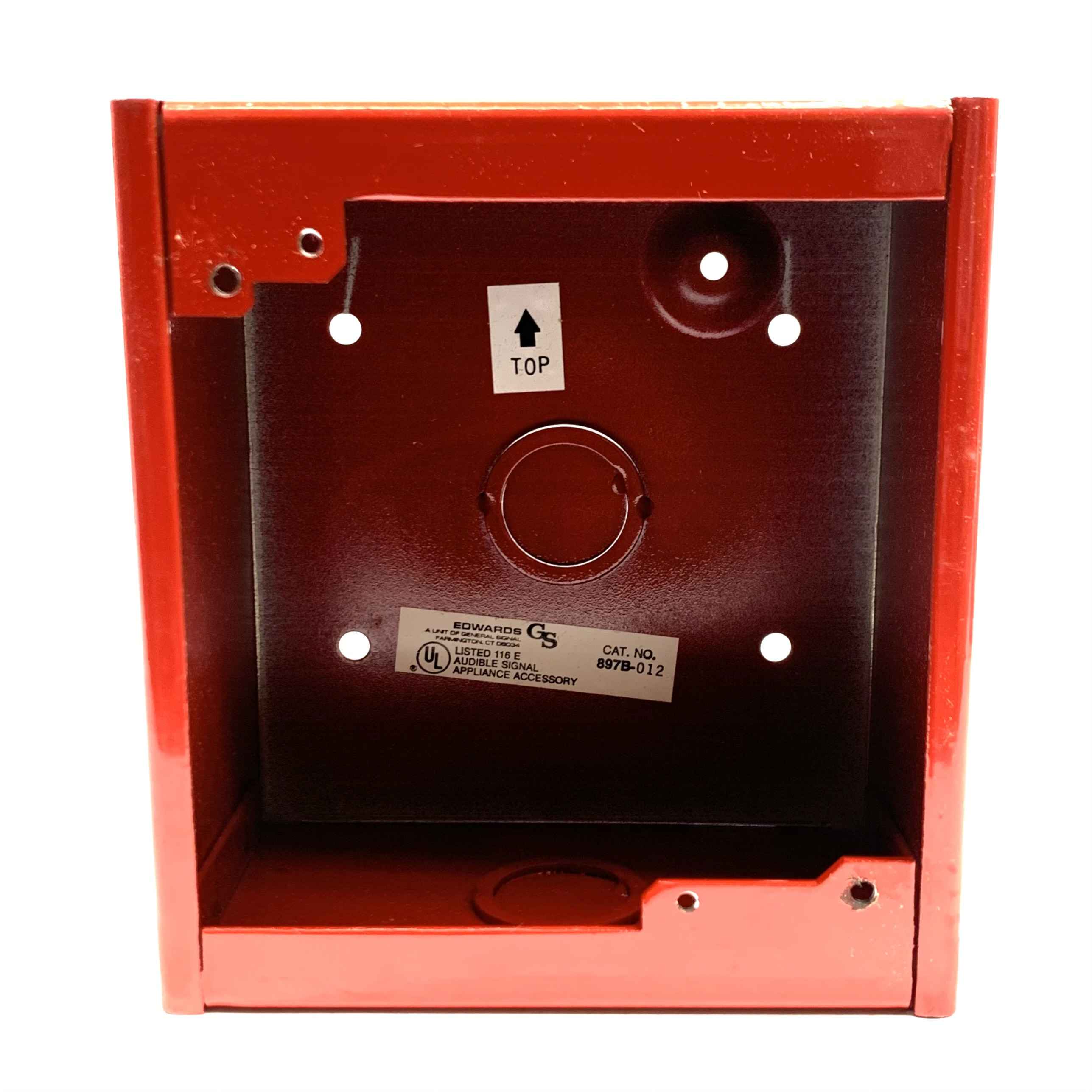 897B-012 Edwards Fire Alarm Surface Box