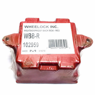 102959 Cooper Wheelock WBB-R Weather Resistant Backbox