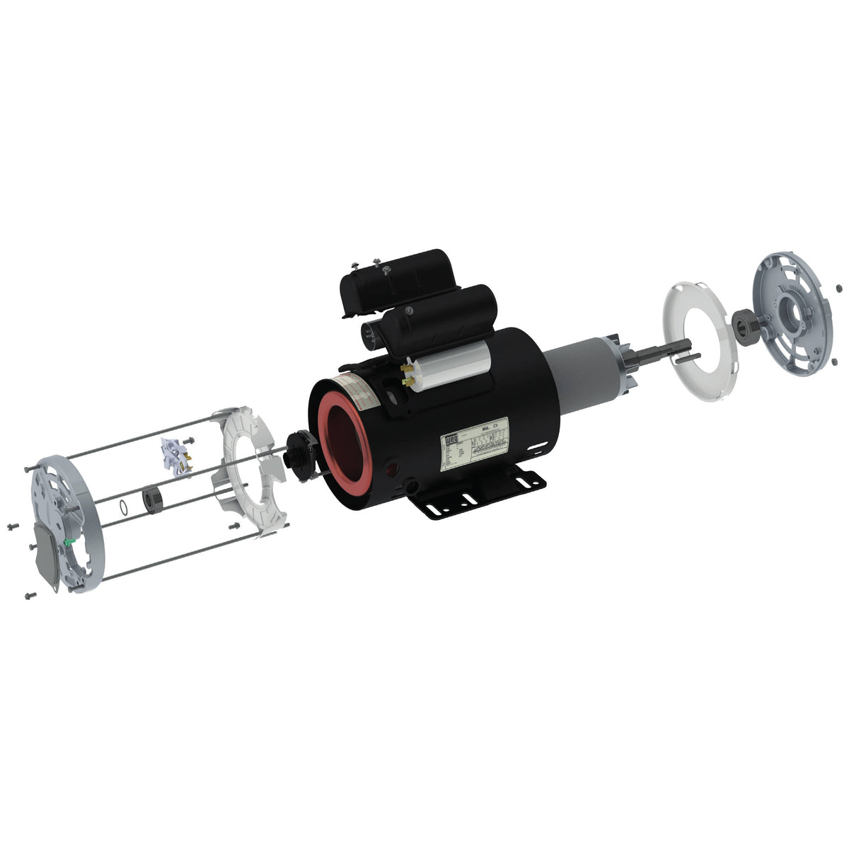 .7518OT1B56-S WEG 3/4HP General Purpose Electric Motor, 1800RPM ...