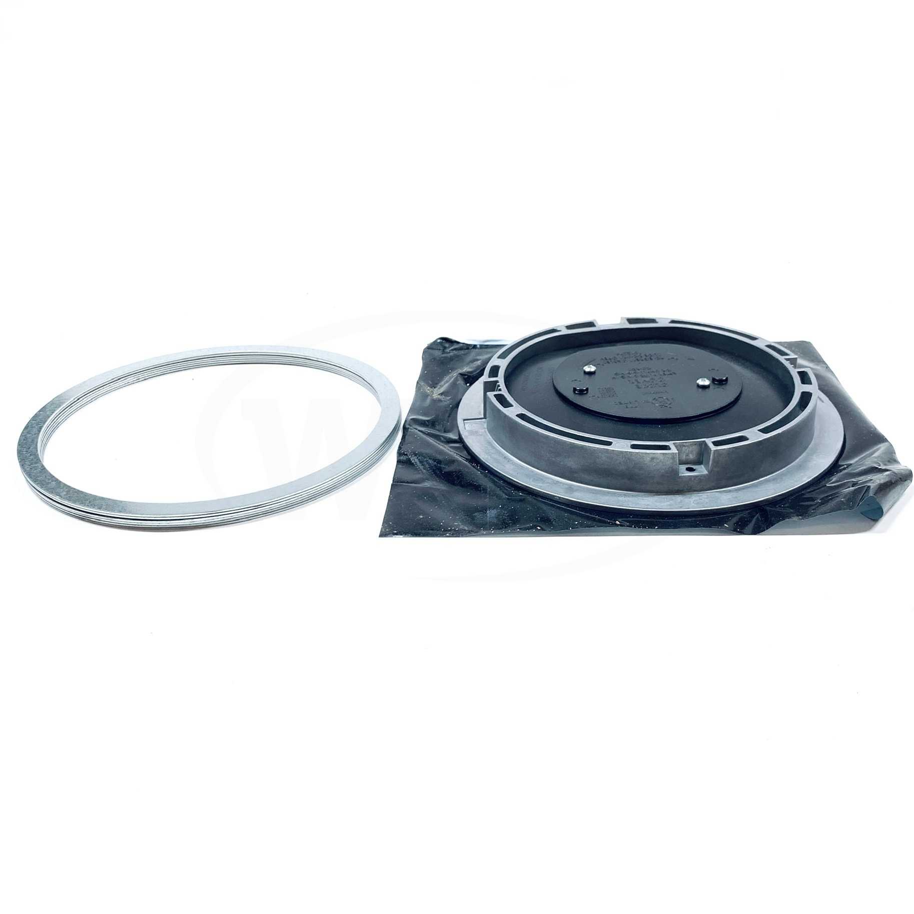 8CT2AA Legrand/Wiremold 8" Poke-Thru Flush Brushed Aluminum Cover Assembly