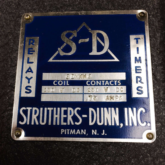 8DXXH3 Struthers-Dunn Timer Relays, 230VDC