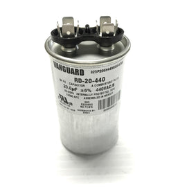 RD-20-440 Vanguard Run Capacitor, 440 Vac, 20 ?F