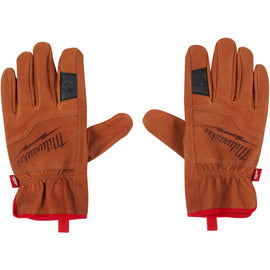 48-73-0012 Milwaukee Goatskin Leather Gloves, Large