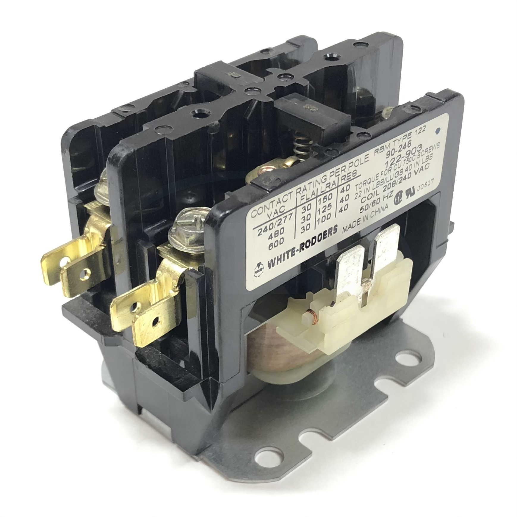 90-246 White-Rodgers Contactor 2 Pole, 240/277Vac - 0