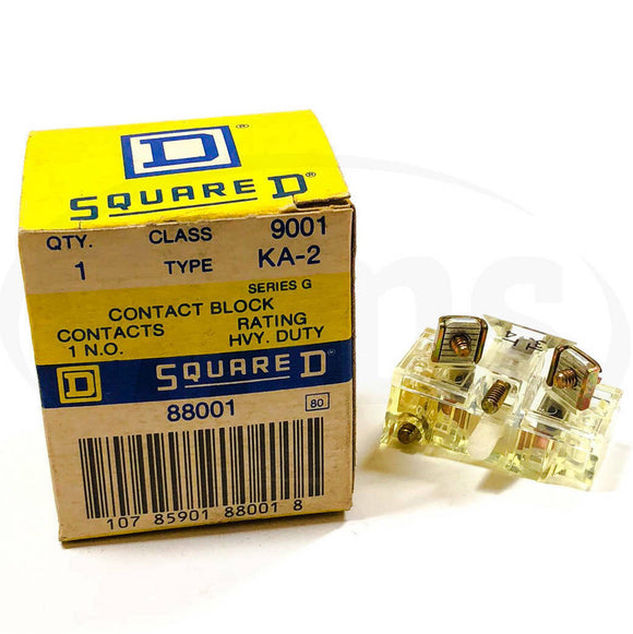 9001KA2 Square D 30mm Fingersafe Contact Block
