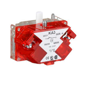 9001KA3 Square D Fingersafe Contact Block, 30mm