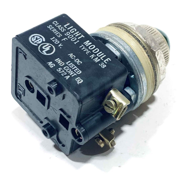 9001KP-38 Square D Pilot Light, Series F, 120V, AC-DC