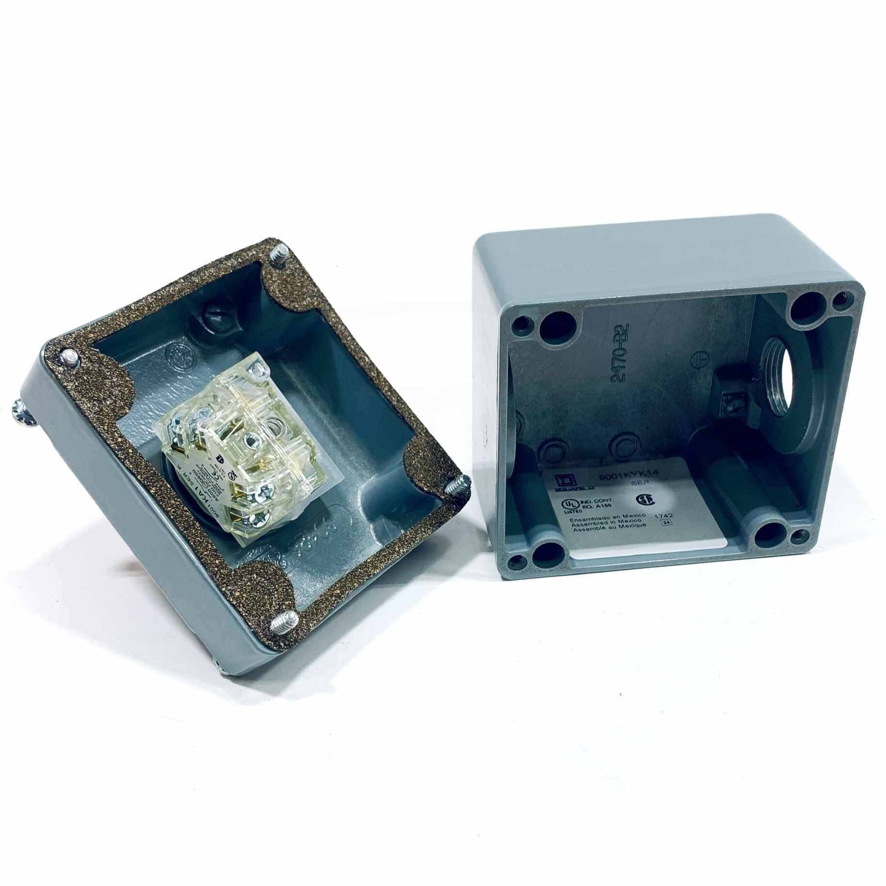 9001KYK14 Square D Mushroom Stop Pushbutton Control Station