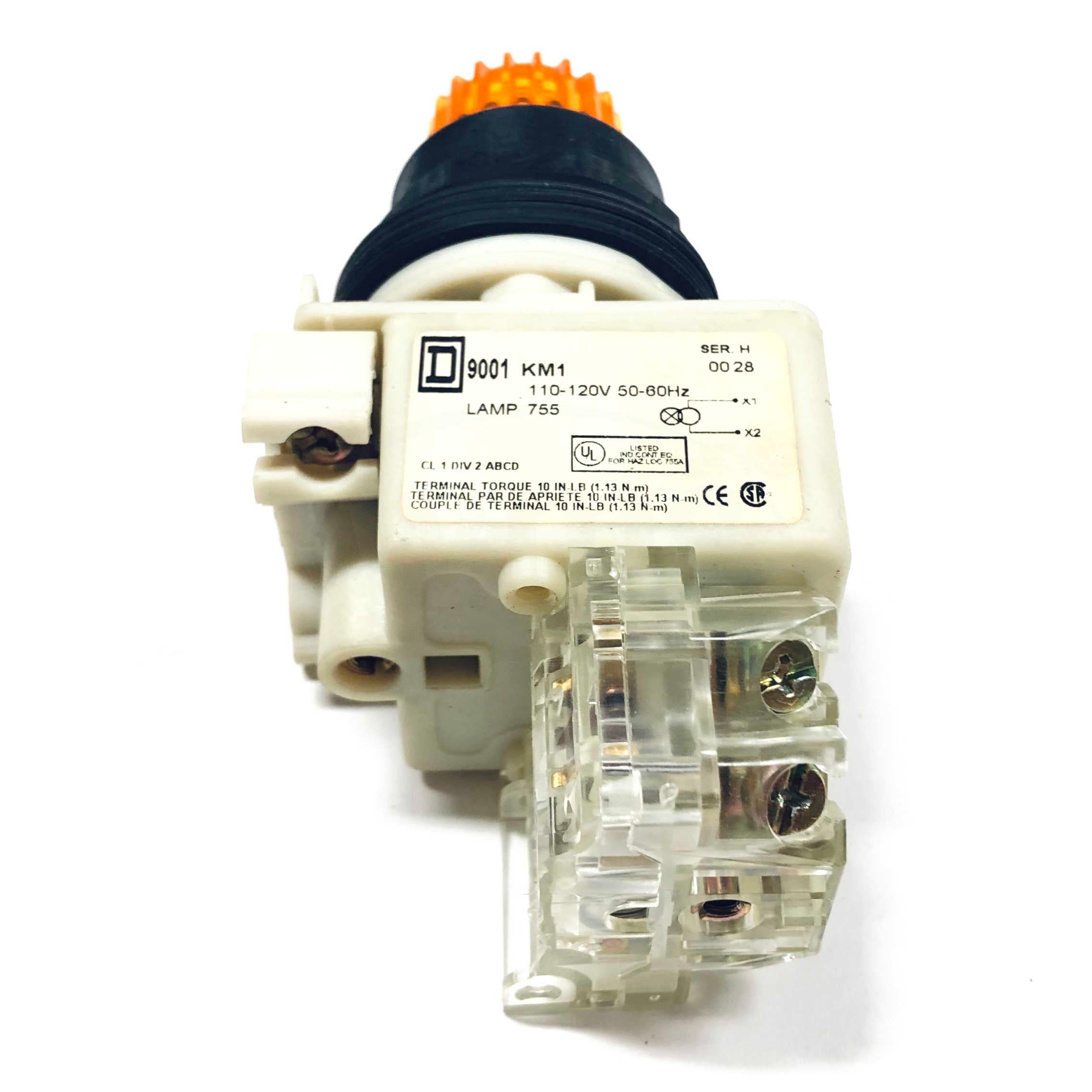 9001SK2L1AH1 Square D Push Button, 600VAC 10 Amps 30mm T-SK