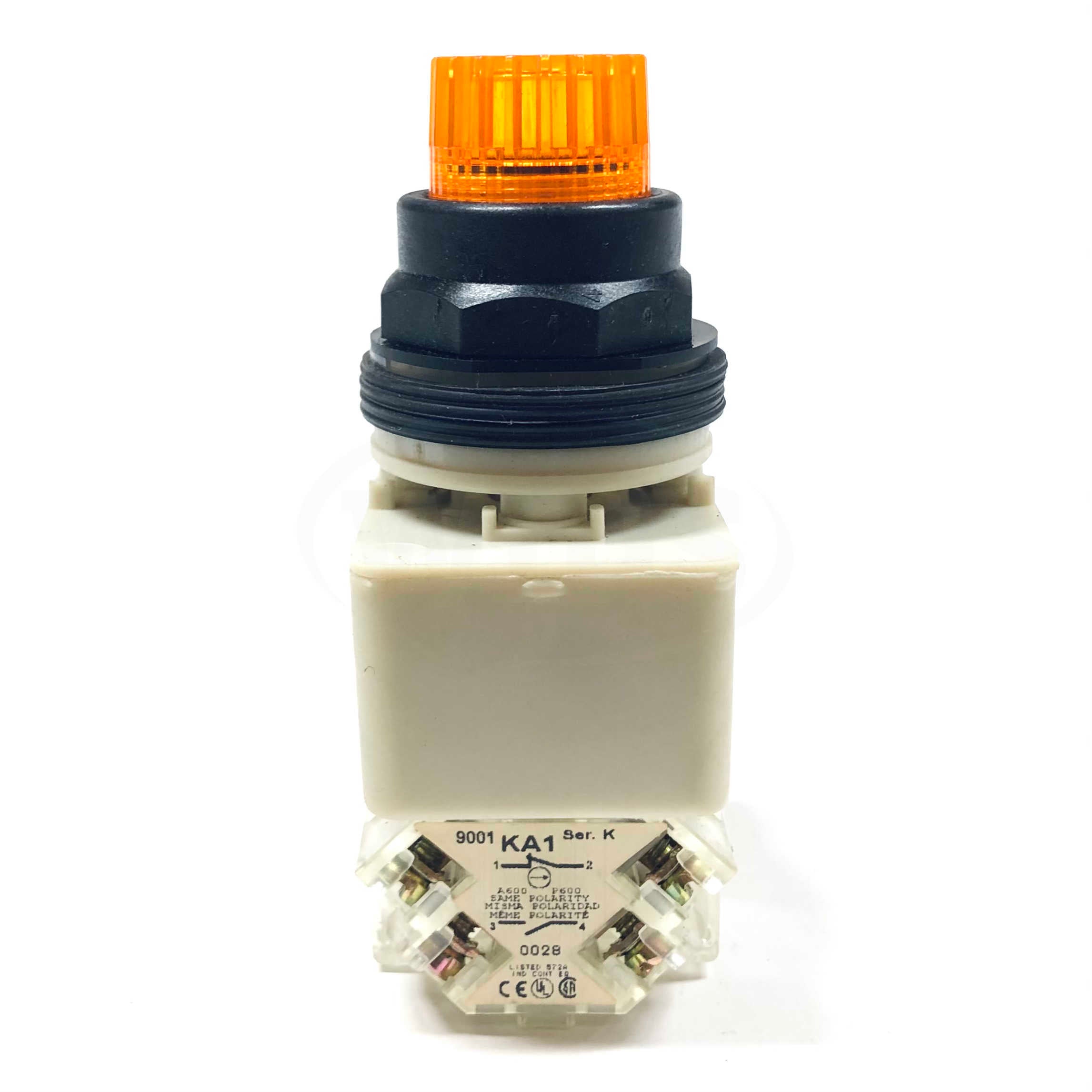 9001SK2L1AH1 Square D Push Button, 600VAC 10 Amps 30mm T-SK - 0