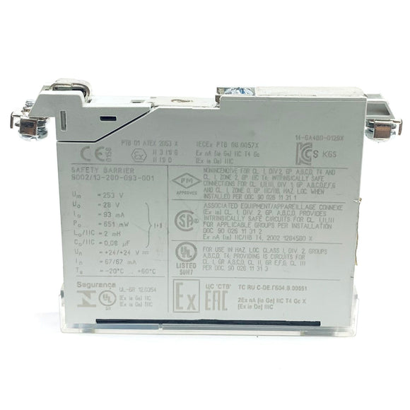 9002/13-280-93-001 Stahl Dual Channel Safety Barrier