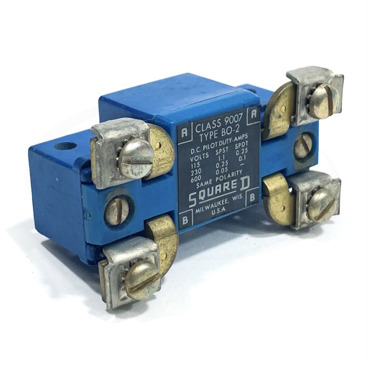 9007-BO2 Square D Limit Switch 600VAC, 1N.O./1N.C., 10A