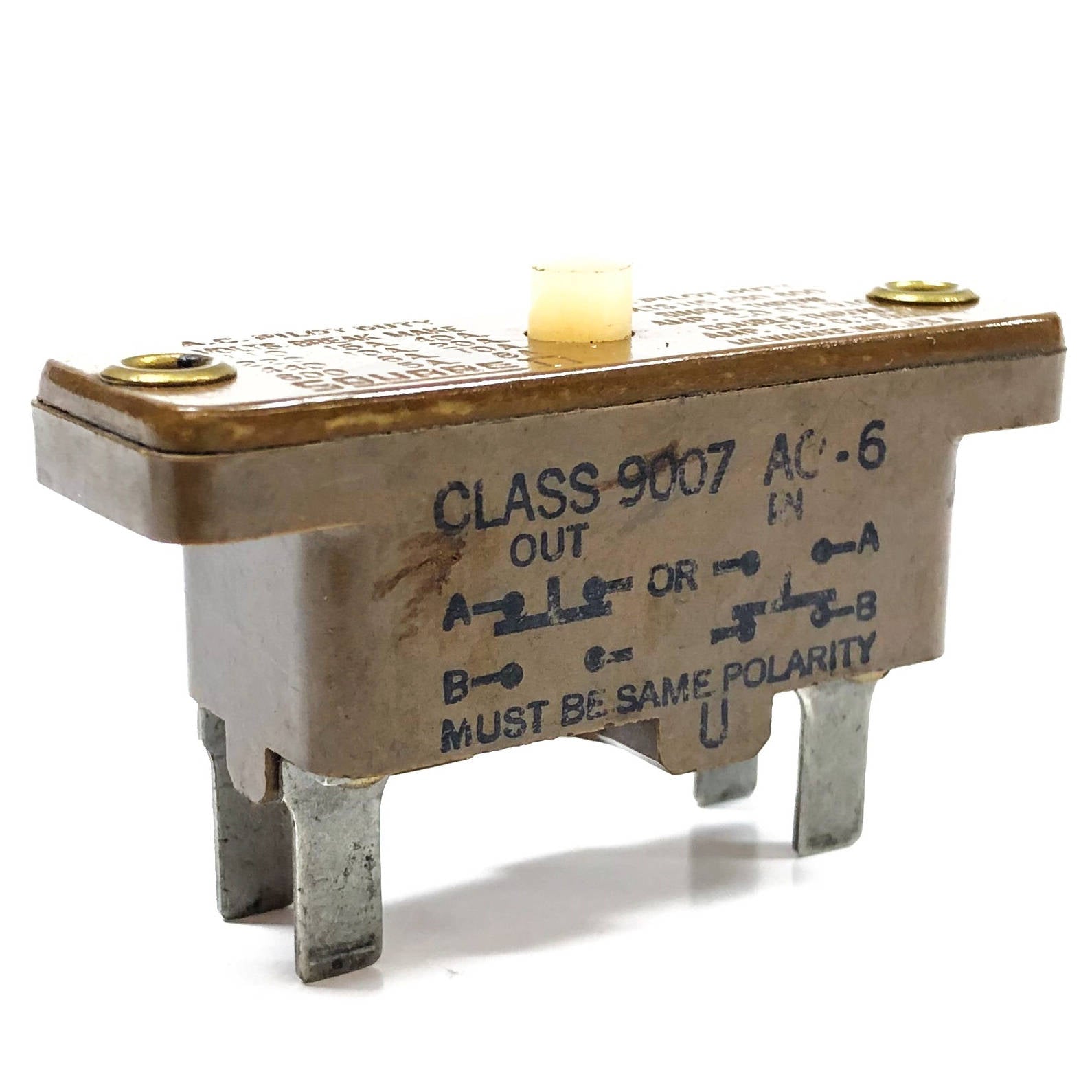 9007AO6 Square D Snap Action Switch, 15A @ 600VAC