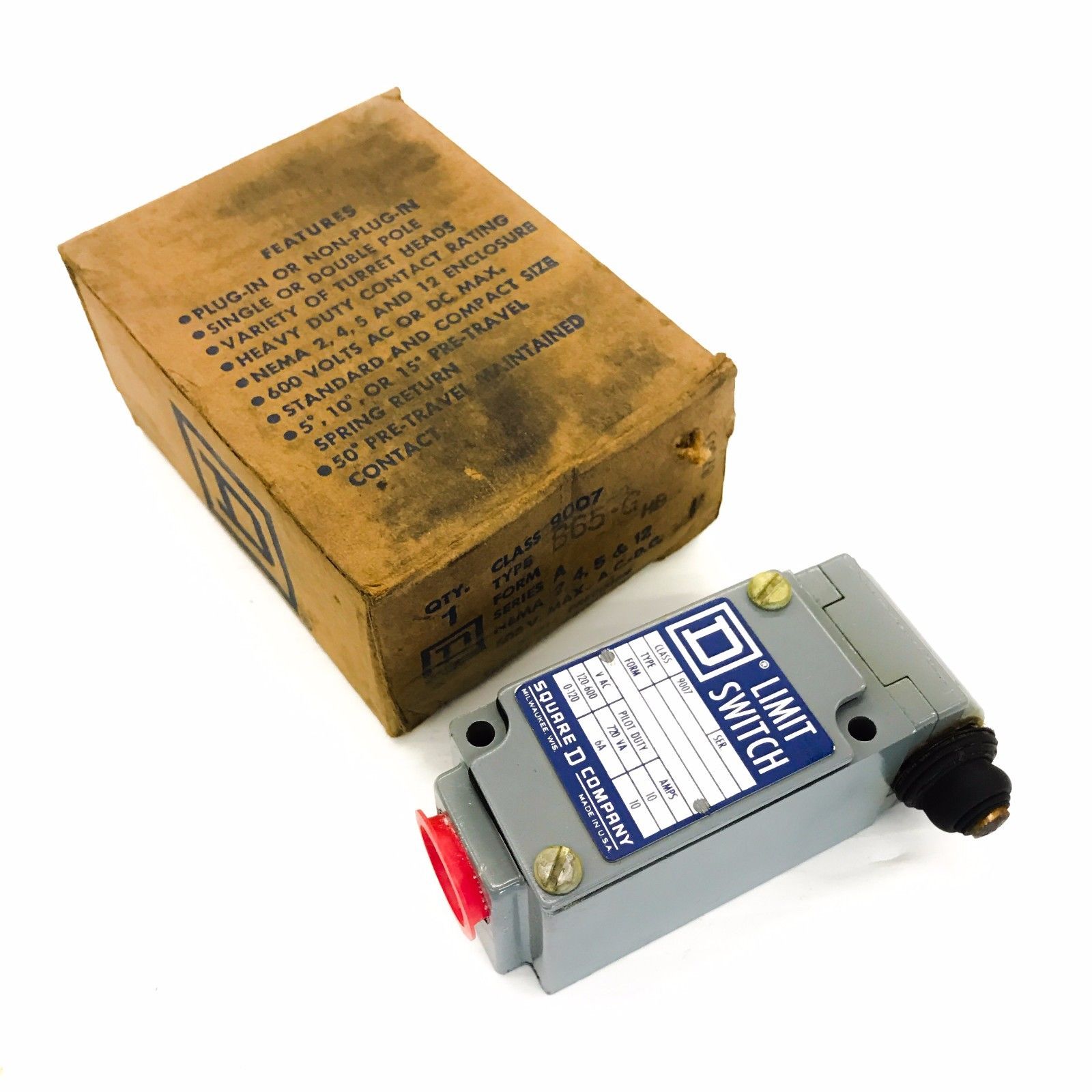 9007B65G Square D Limit Switch
