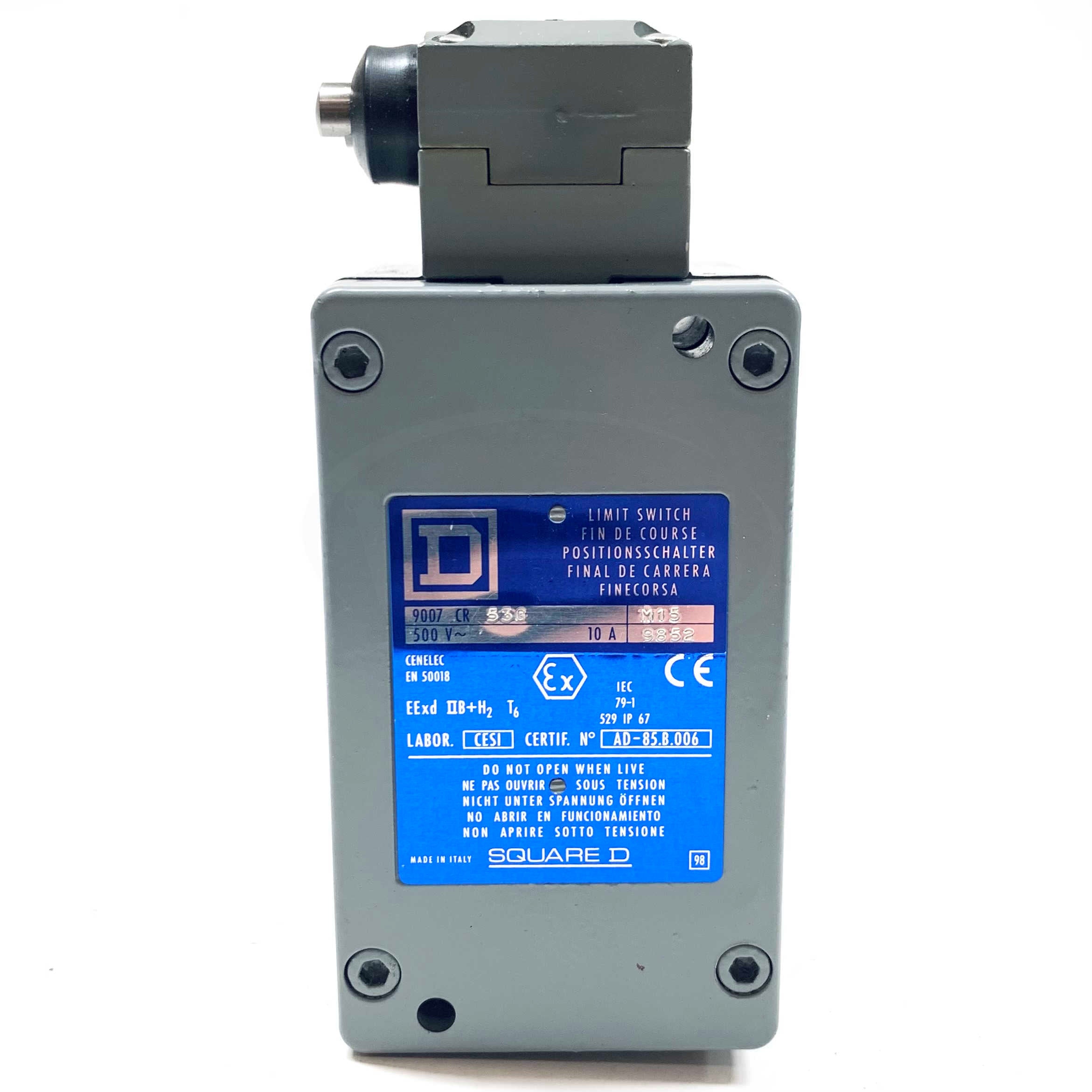 9007CR53G Square D Limit Switch, 500V, 10A - 0