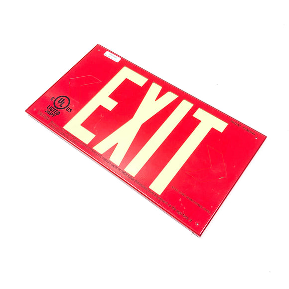 90840 Brady Worldwide Double Sided Exit Sign with Mount, 3TY23
