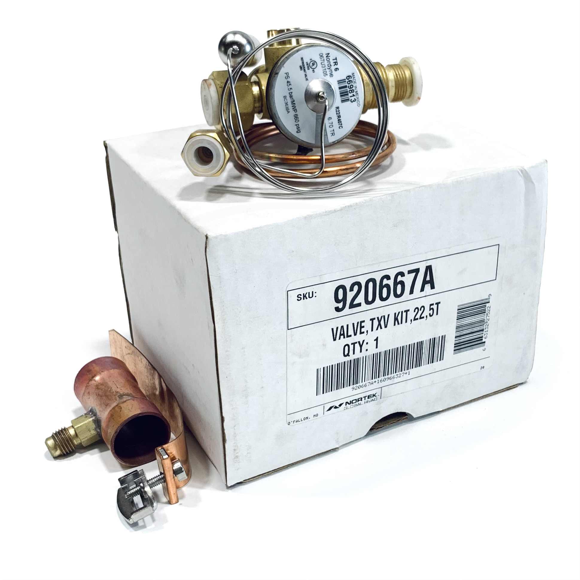 920667A Nordyne R22 TXV Valve, 6.7 Ton