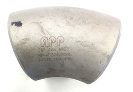 APP #36 304 SS 2-1/2" 45? Elbow Schedule S/40S