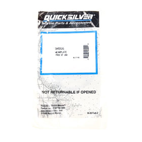 94916 Quicksilver Wearplate - 0