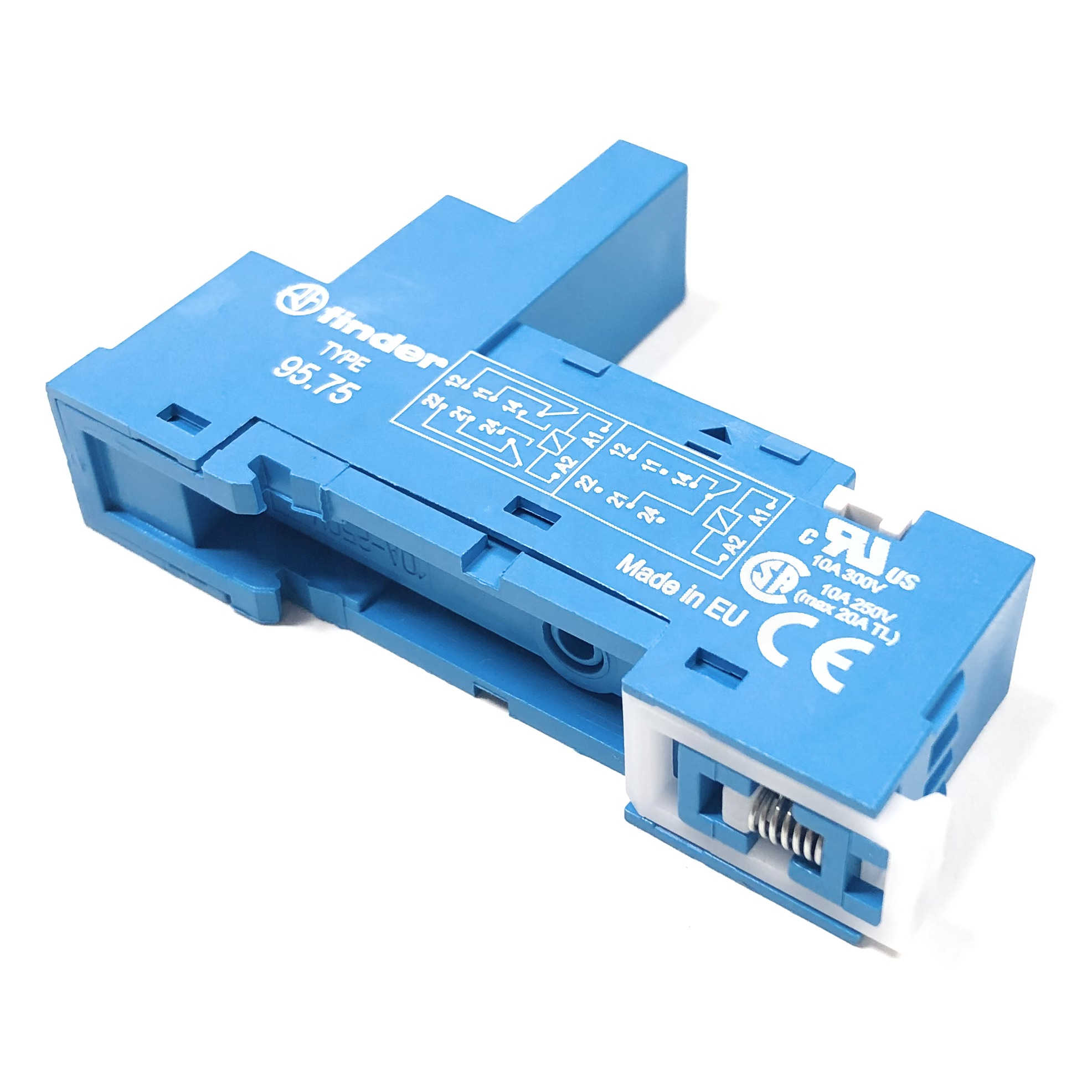 95.75 Finder Relay Socket, 10A, 250V