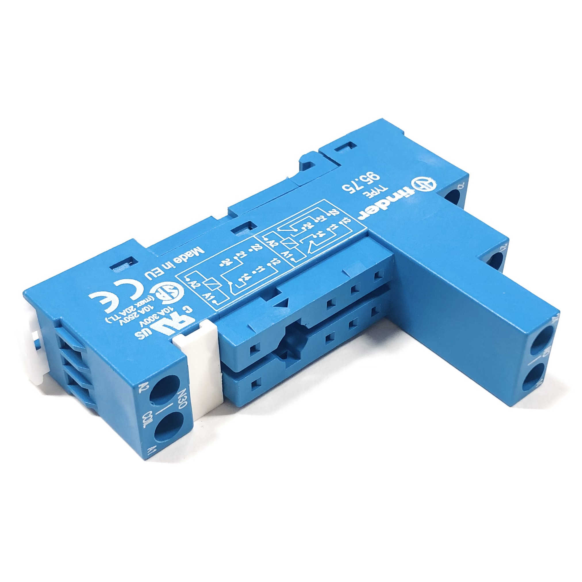 95.75 Finder Relay Socket, 10A, 250V - 0