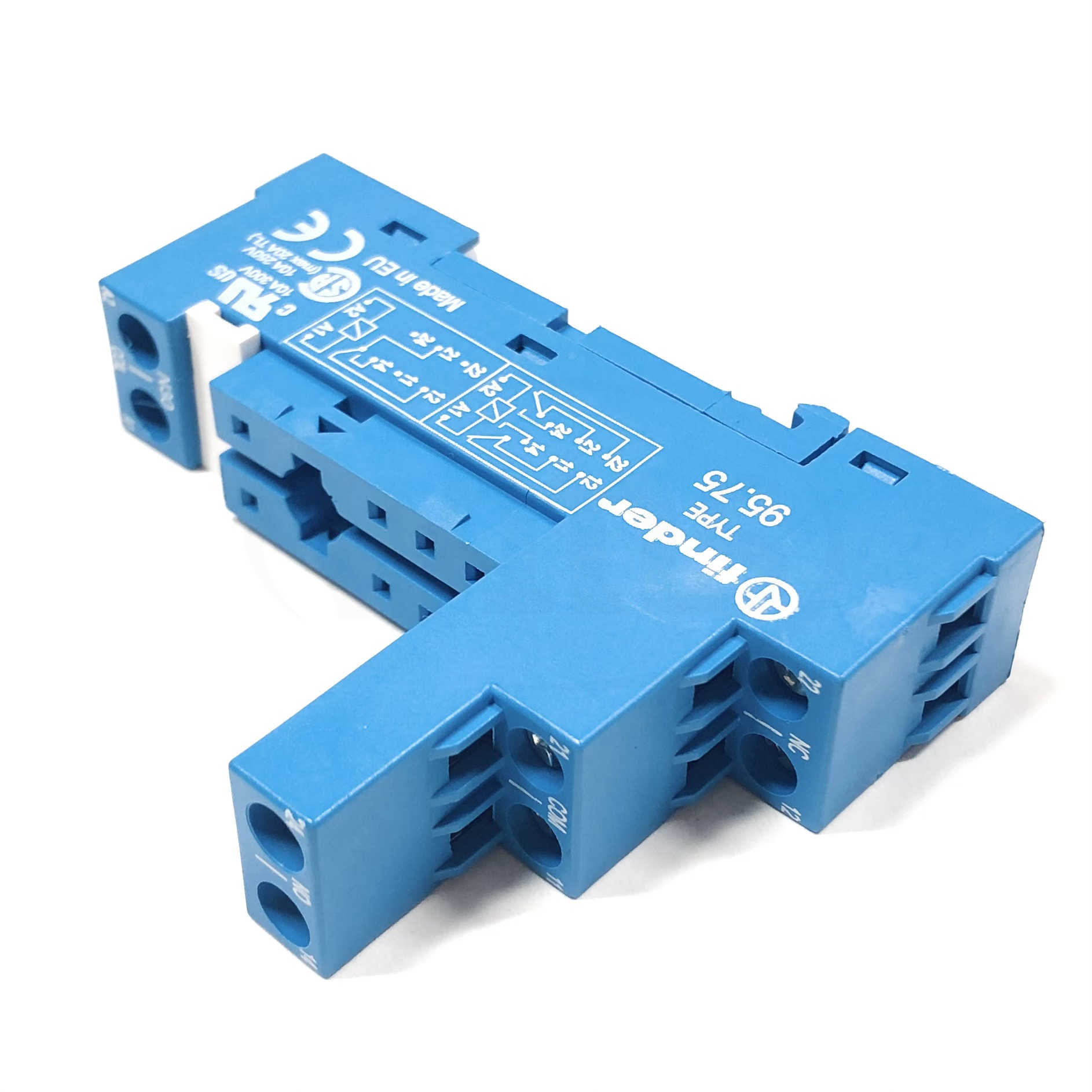 95.75 Finder Relay Socket, 10A, 250V