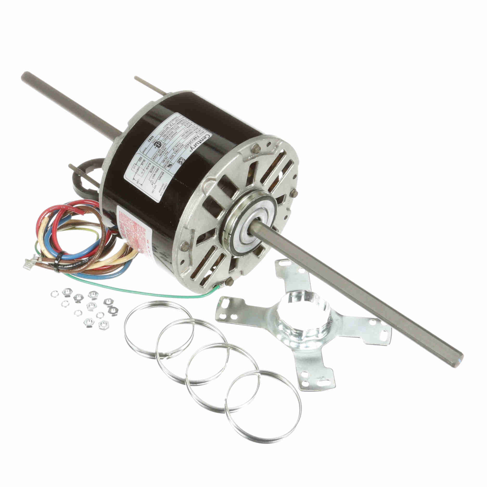 9682 Century 1/8" Fan Coil / Air Conditioner Electric Motor, 1550RPM - 0