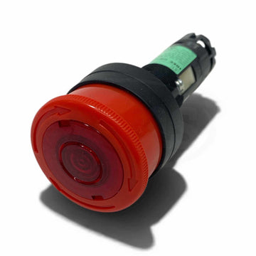 HW1E-TV4F11QD-R-24V IDEC Emergency Pushbutton Switch, 24V, Red