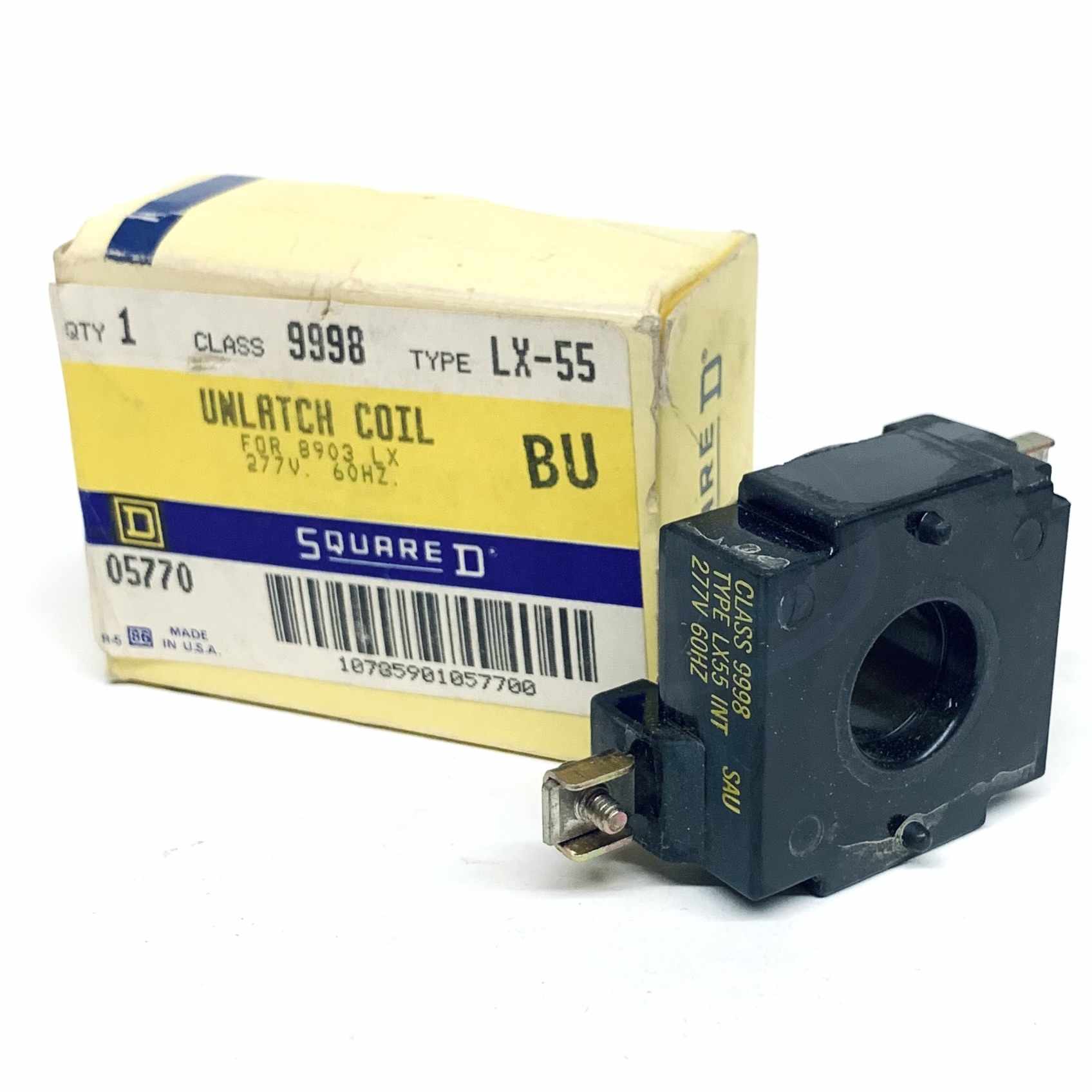 9998LX55 Square D Replacement Magnetic Coil 277V 60Hz - 0