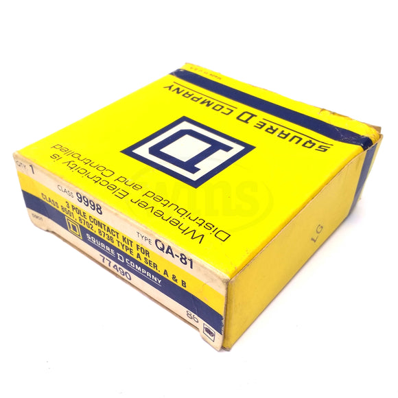 9998QA81 Square D 3-Pole Contact Kit