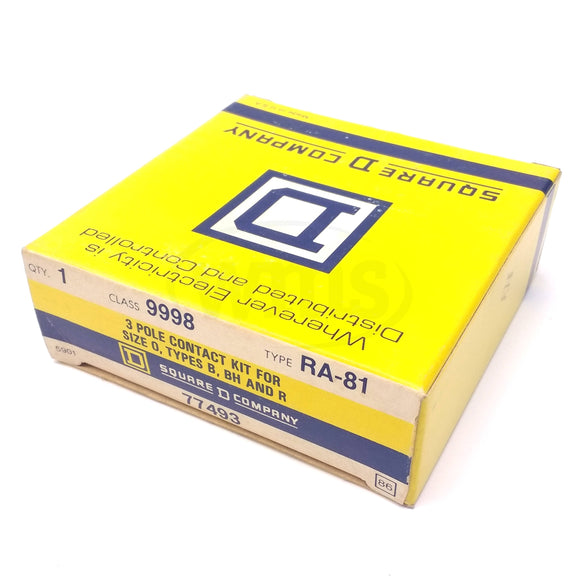 9998RA81 Square D 3-Pole Contact Kit