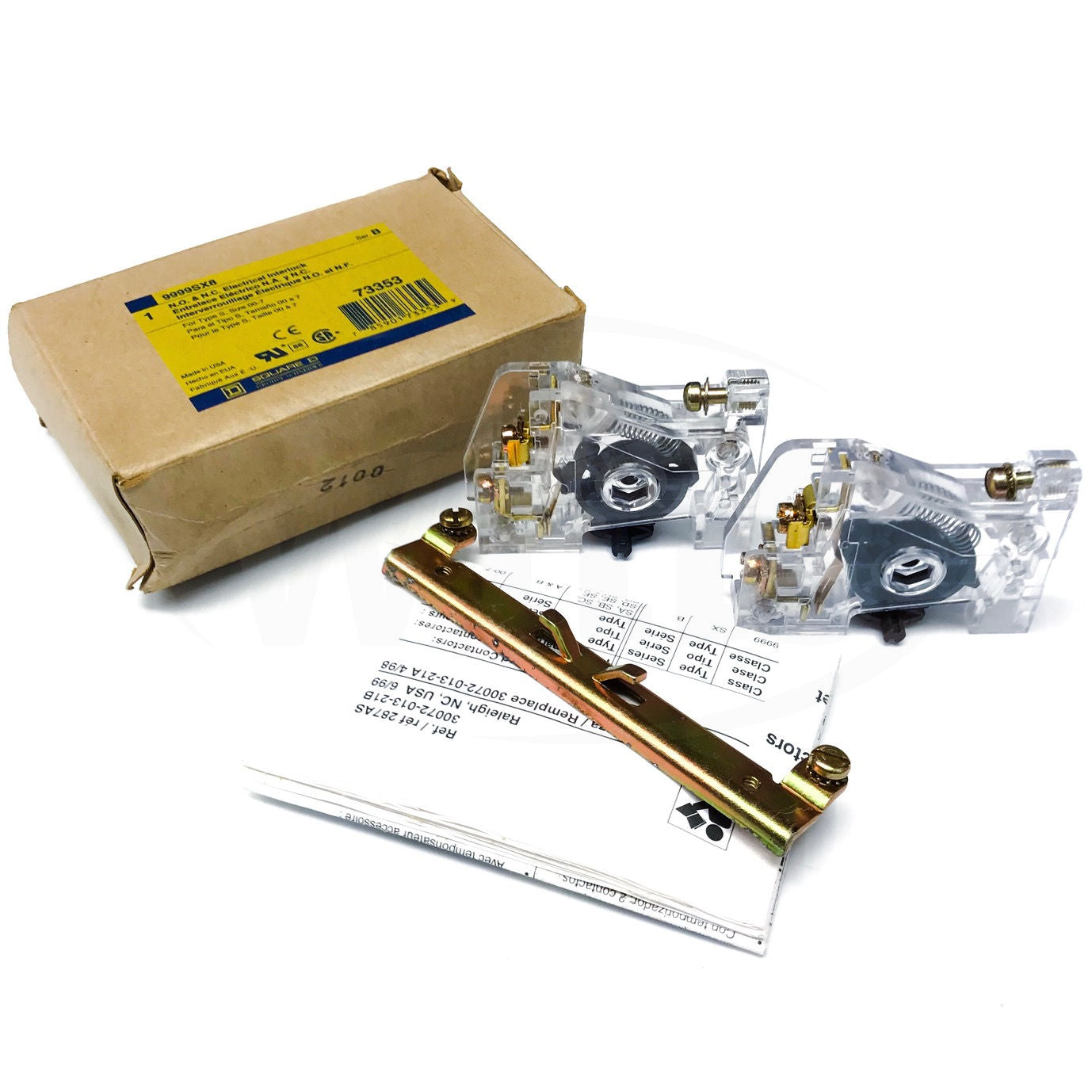 9999SX8 Square D Electrical Interlock, 1NO/1NC
