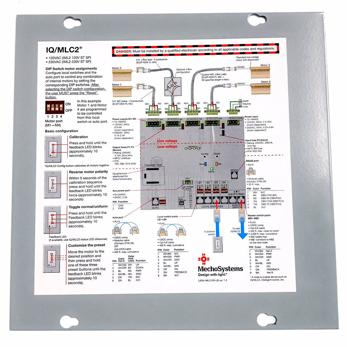 IML2 120V ST SP MechoSystems IQ/MLC Motor Control | Witmer Motor Service