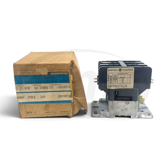 422008003 General Electric Contactor 2 Pole 25 AMP 24V