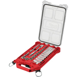 48-22-9481 Milwaukee 3/8" Drive 28pc Ratchet & Socket Set - SAE