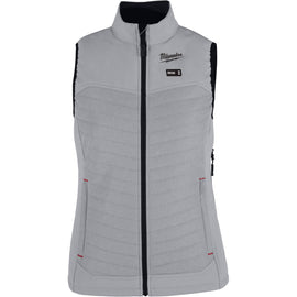 F300G-21M Milwaukee M12 Women's Heated AXIS Vest, Medium, Gray