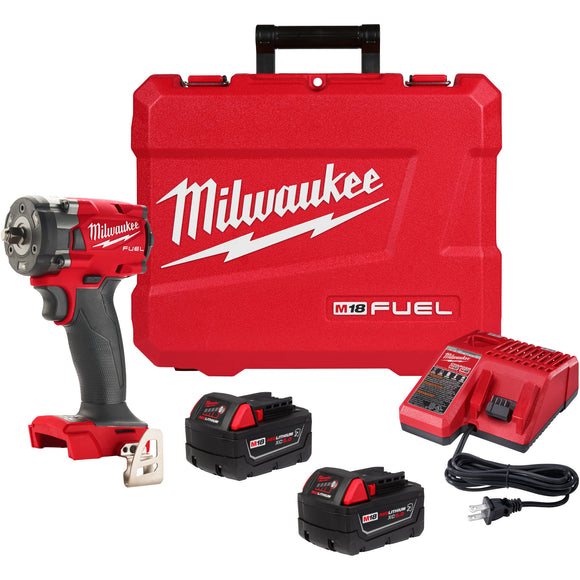 2854-22 Milwaukee M18 FUEL 3/8 Compact Impact Wrench with Friction Ring Kit